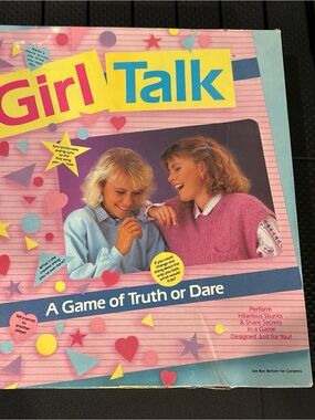 Vintage 1990 Golden Girl Talk Board Game Of Truth Or Dare